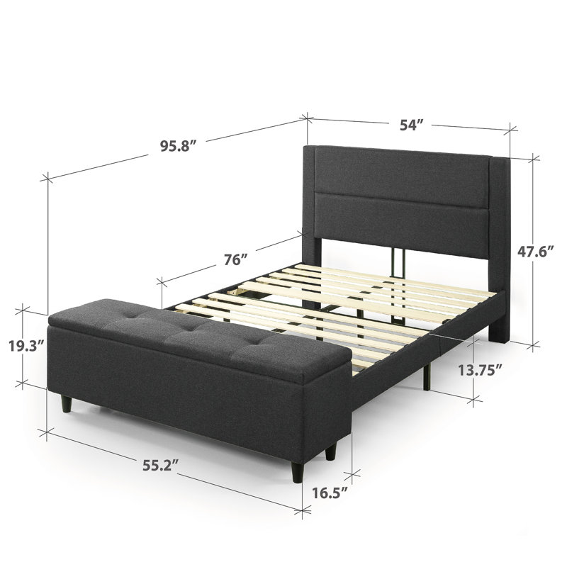 Schreffler upholstered storage platform bed discount